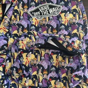 Vans Disney Villains Print Backpack - Purple, Yellow, Black